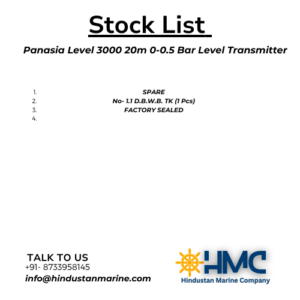 PANASIA LEVEL 3000 20M 0-0.5 BAR LEVEL TRANSMITTER