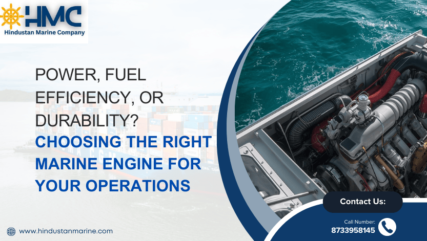 You are currently viewing Power, Fuel Efficiency, or Durability? Choosing the Right Marine Engine for Your Operations