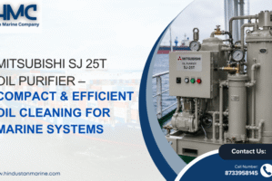 Mitsubishi SJ 25T Oil Purifier – Compact & Efficient Oil Cleaning for Marine Systems