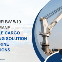 LIEBHERR BW 5/19 Deck Crane – Reliable Cargo Handling Solution for Marine Operations