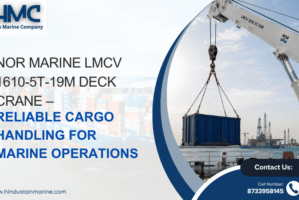 NOR MARINE LMCV 1610-5T-19M Deck Crane – Reliable Cargo Handling for Marine Operations