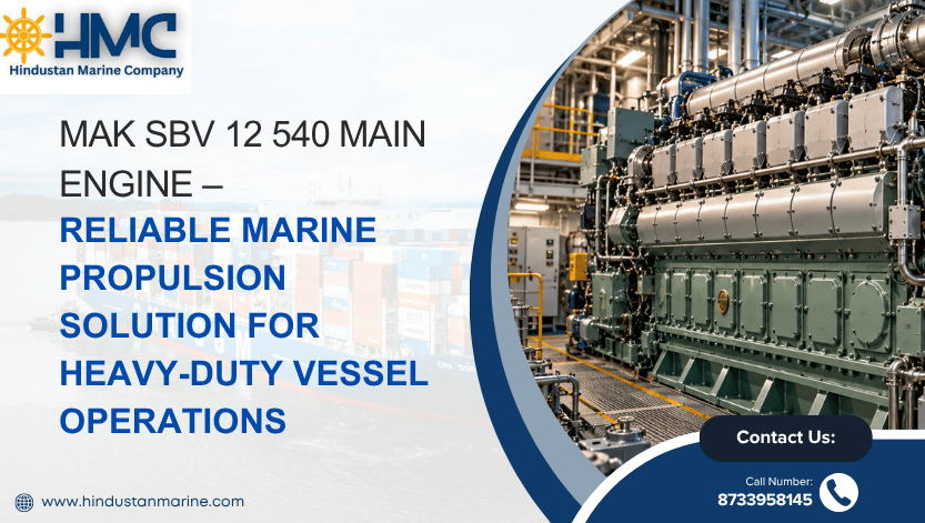 MAK SBV 12 540 Main Engine – Reliable Marine Propulsion Solution for Heavy-Duty Vessel Operations